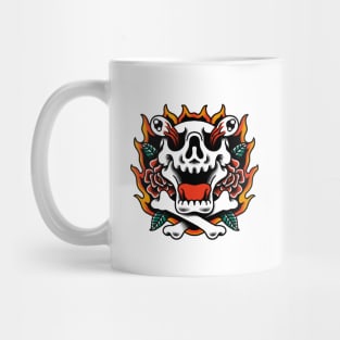 Death and Flower Mug